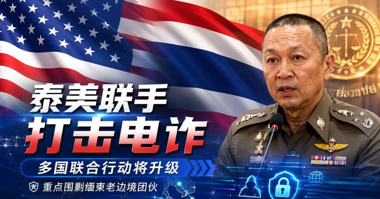 行业新闻 泰美联手升级反诈行动,重点围剿缅柬老边境电诈团伙