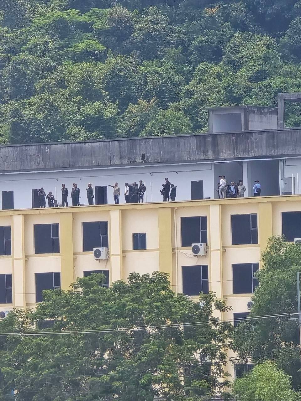 🇰🇭#戈公 七星海 #99度假村 刚刚被宪兵围楼了