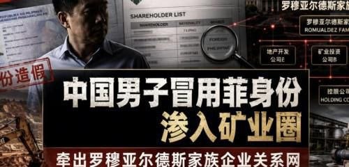 菲律宾身份造假 中国男子冒用菲籍混迹矿圈,#小马表弟 家族被曝牵涉其中⚠️