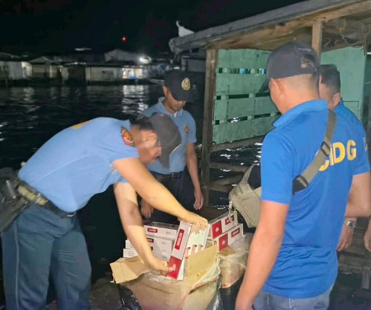 菲律宾走私香烟 塔威塔威查获大批走私香烟!价值超25万比索 无人敢认领